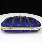 Glamoureuze met Strass Versierde Avondtas