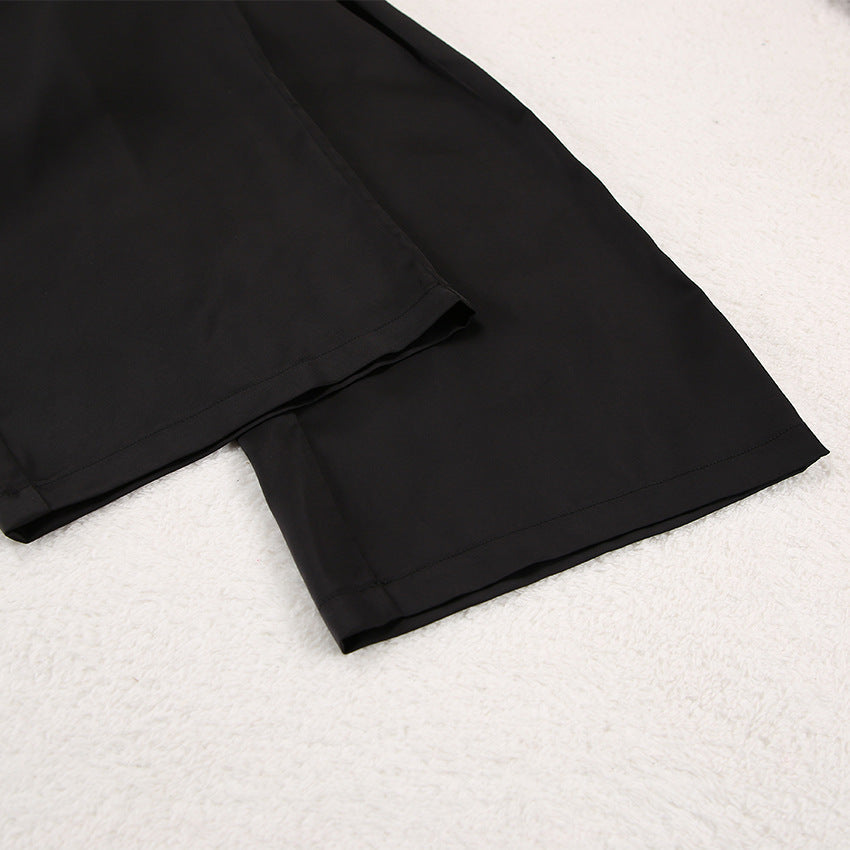 Joslynn Luxe Satijnen Dames Pyjama Set - Relaxte Loungewear