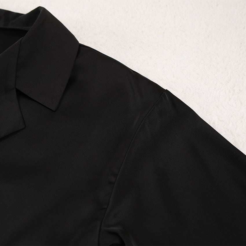 Joslynn Luxe Satijnen Dames Pyjama Set - Relaxte Loungewear