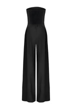 Polyester blend Eugenia Jumpsuit Dames - Chic Strapless Wijde Pijpen