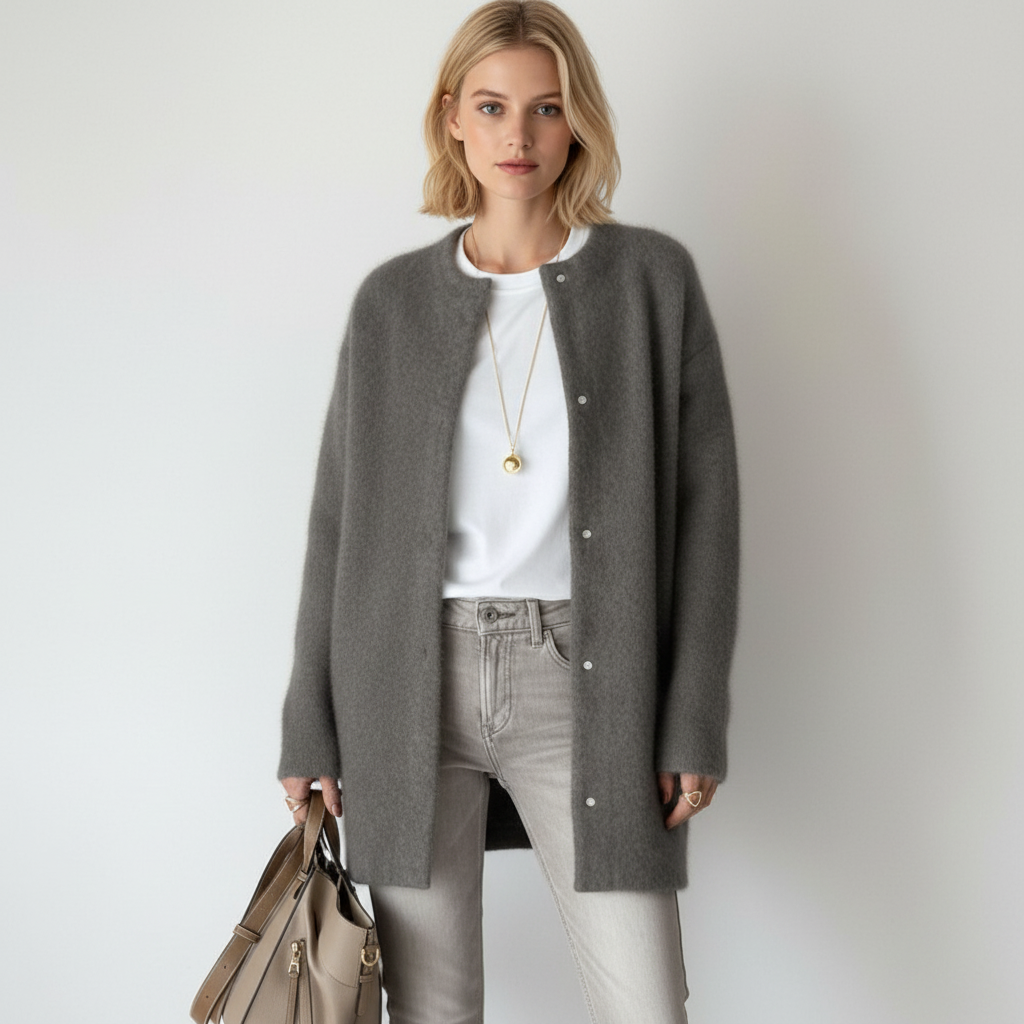 Audrea Cardigan - Zacht Mohair/Wol voor Dames
