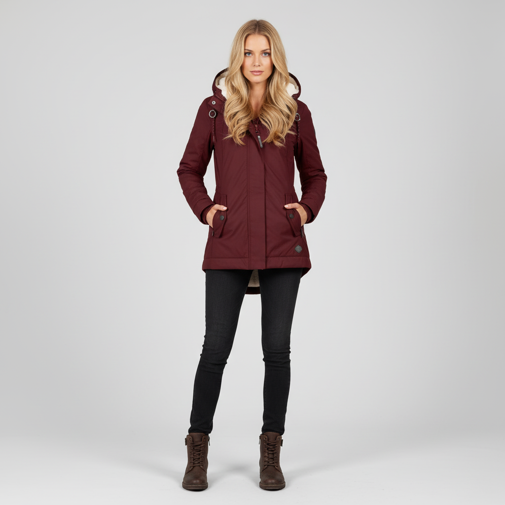 Jessa Winterjas Dames - Casual Sherpa voering Parka