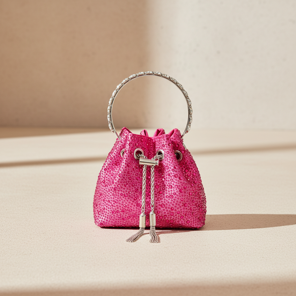 Kristal Avondtas met Cirkelhandvat