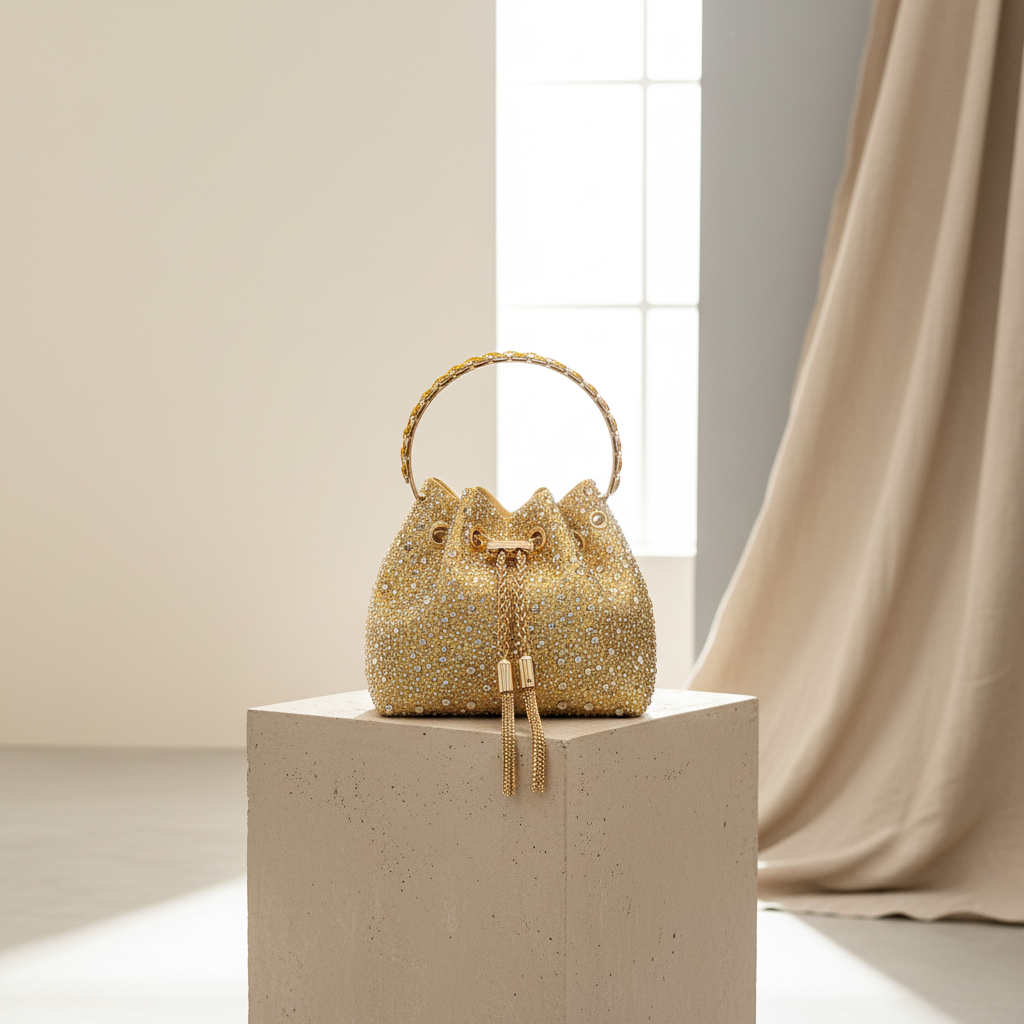 Kristal Avondtas met Cirkelhandvat