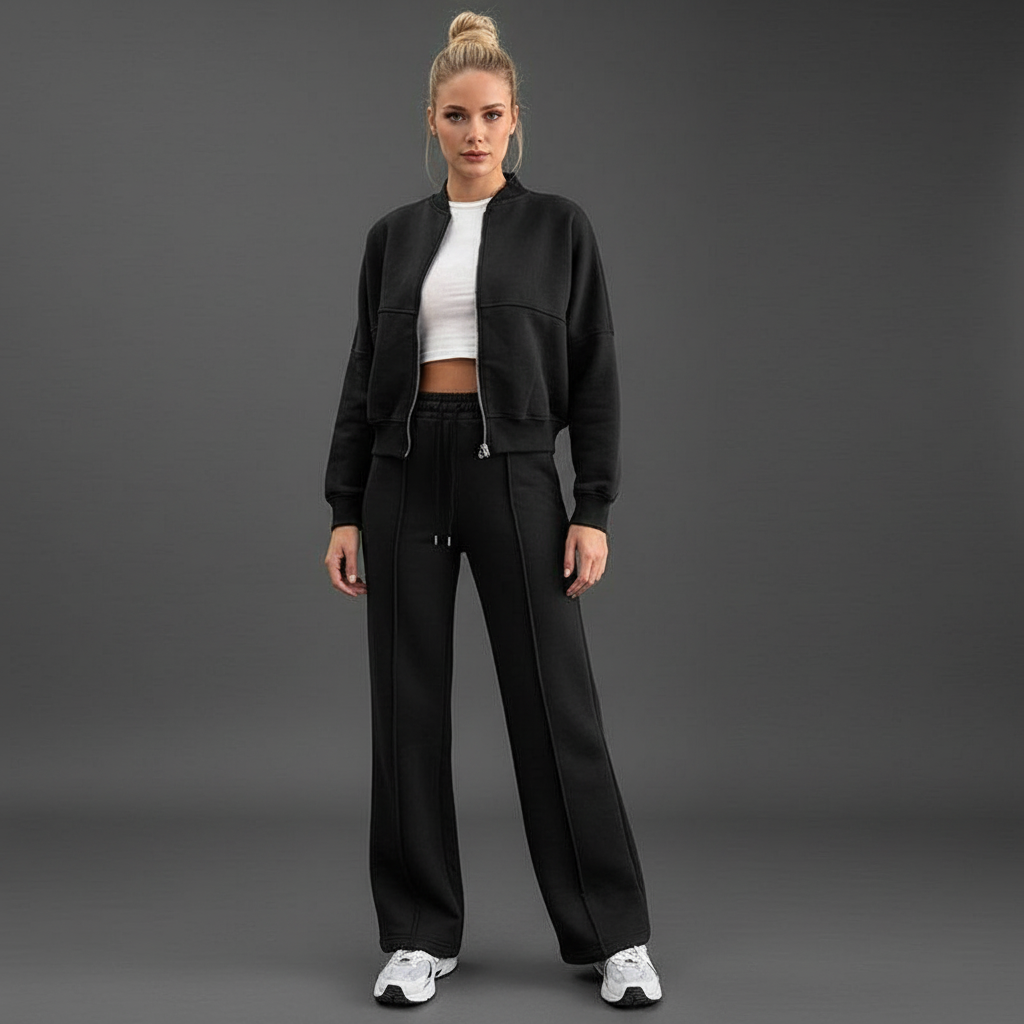 Bomberjack & Wijde Broek Loungewear Set