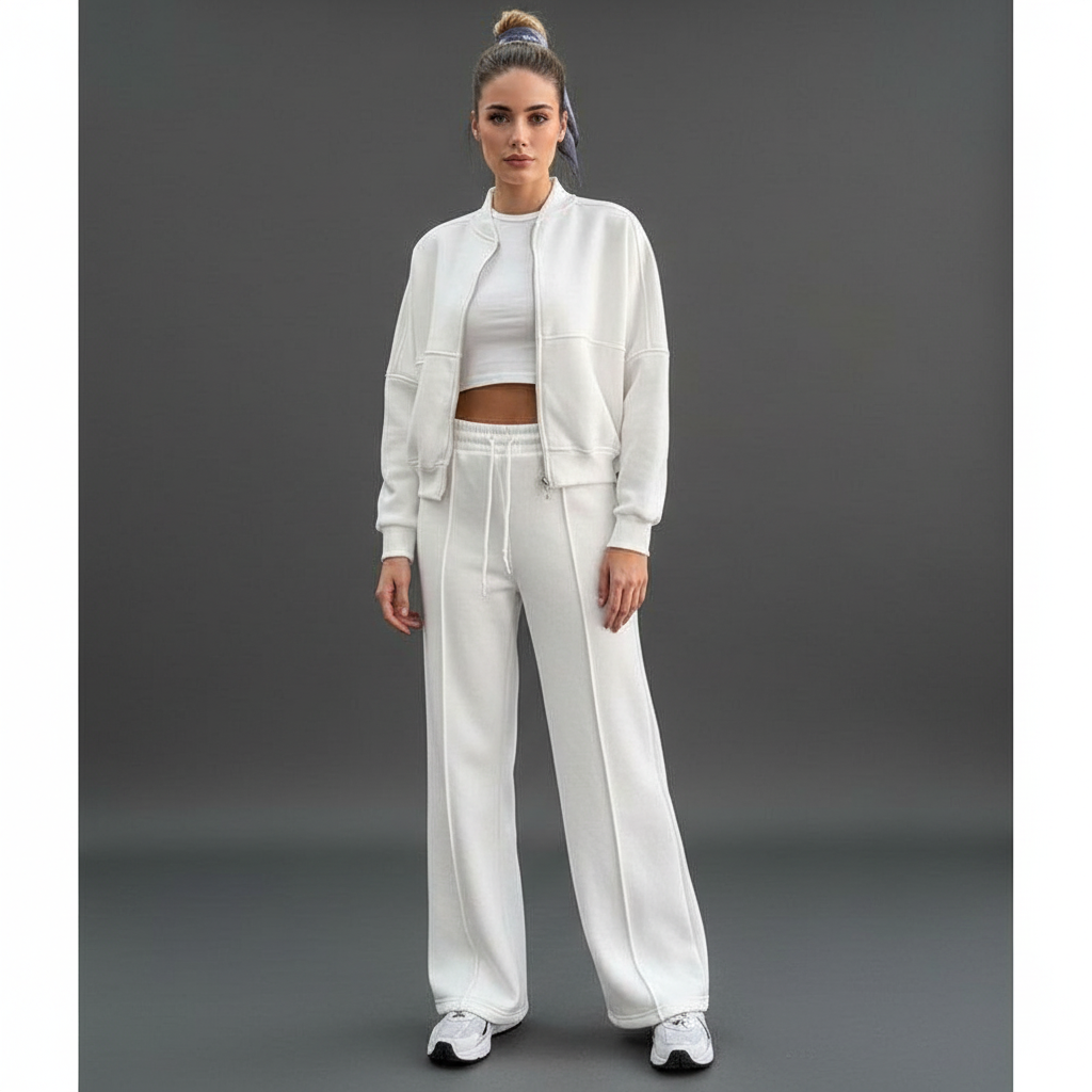 Bomberjack & Wijde Broek Loungewear Set