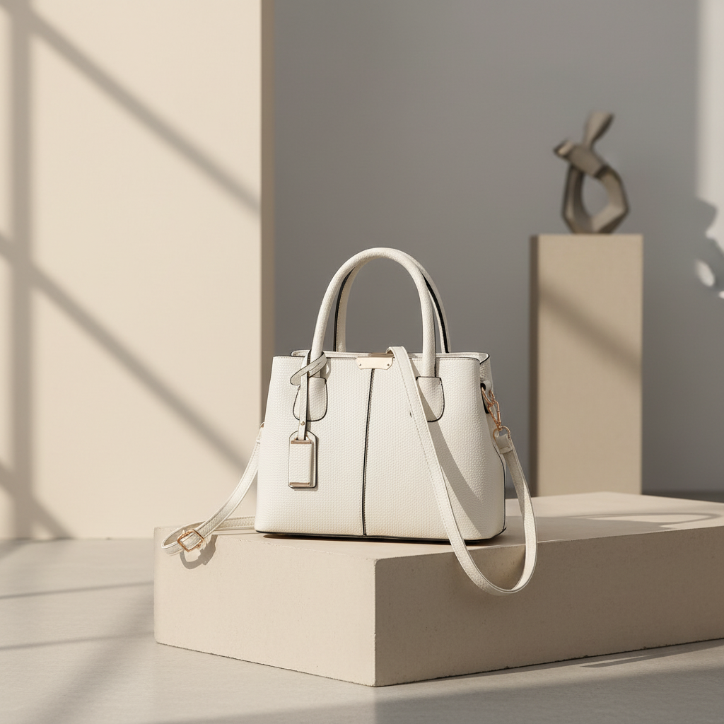 Saffiano | Faux Leer Tote Handtas