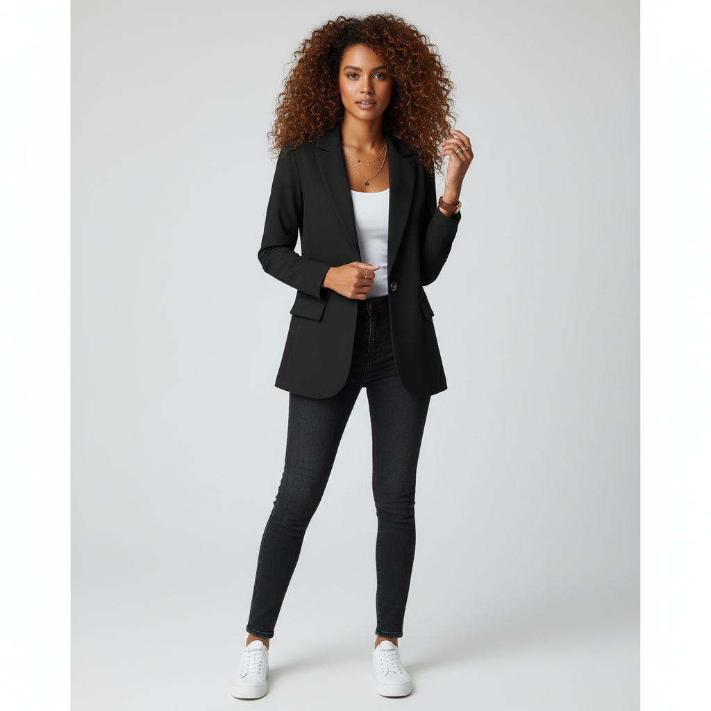 Duval - Dames Elegante Getailleerde Blazer