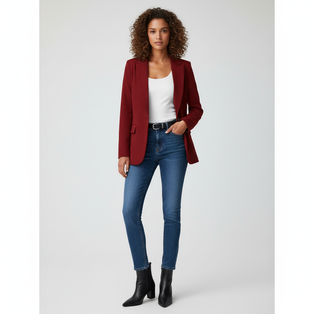 Duval - Dames Elegante Getailleerde Blazer