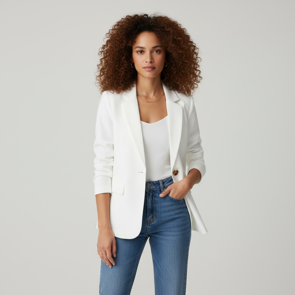 Duval - Dames Elegante Getailleerde Blazer