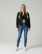 Everleigh Bomberjack voor Dames - Casual Diamond Quilted