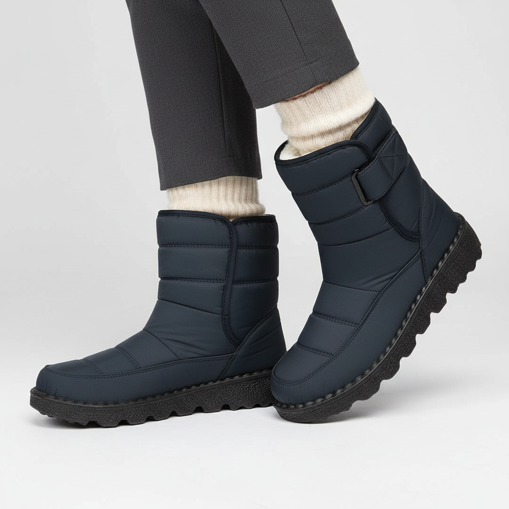 Joellen Dames Snow Boots - Casual Gewatteerde Nylon Boots