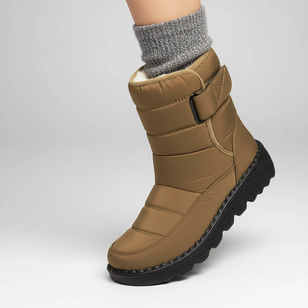 Joellen Dames Snow Boots - Casual Gewatteerde Nylon Boots