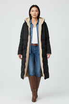 Kelci Dames Pufferjas - Casual met Sherpa Voering en Capuchon