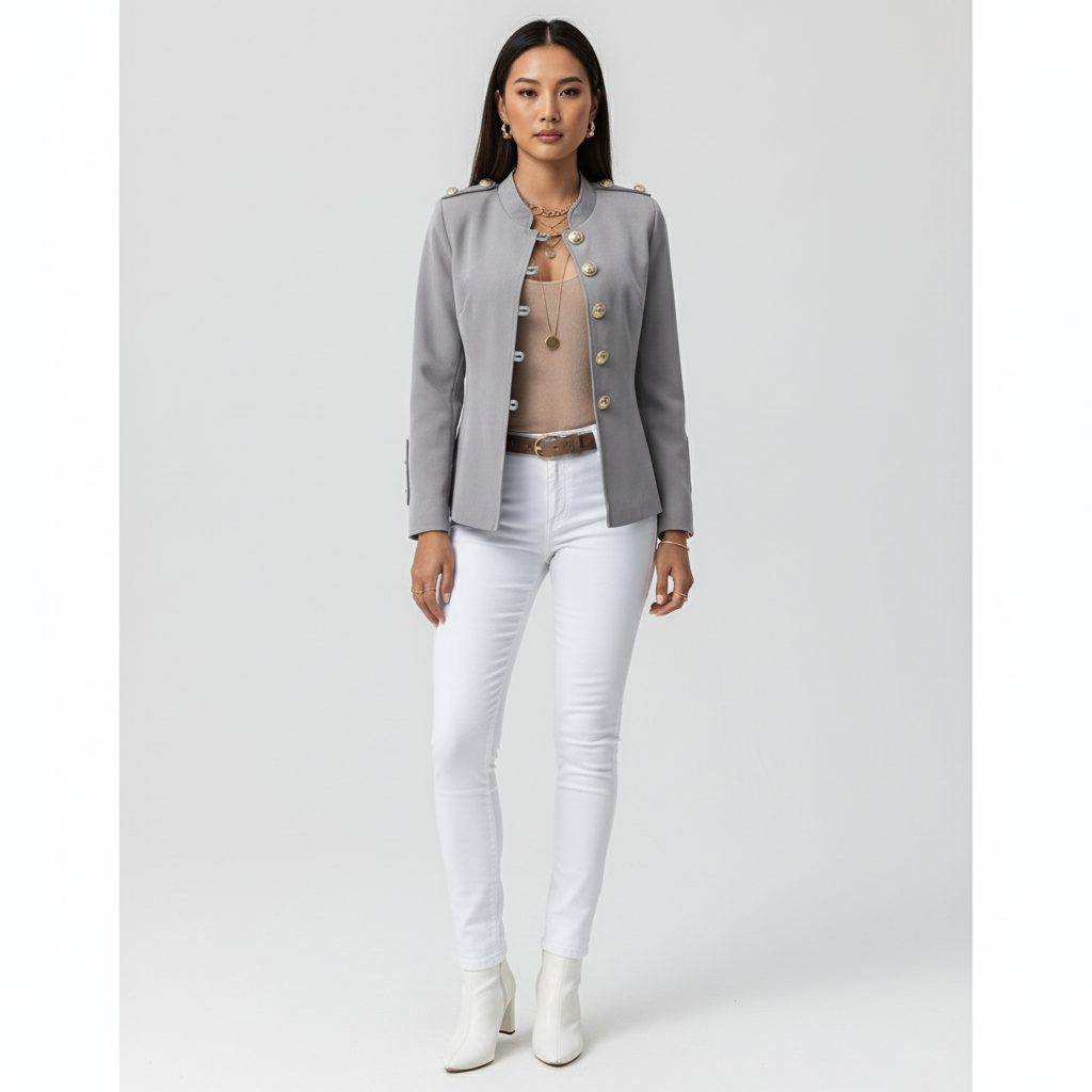 Commando Chic - Moderne Vrouwen Getailleerde Blazer