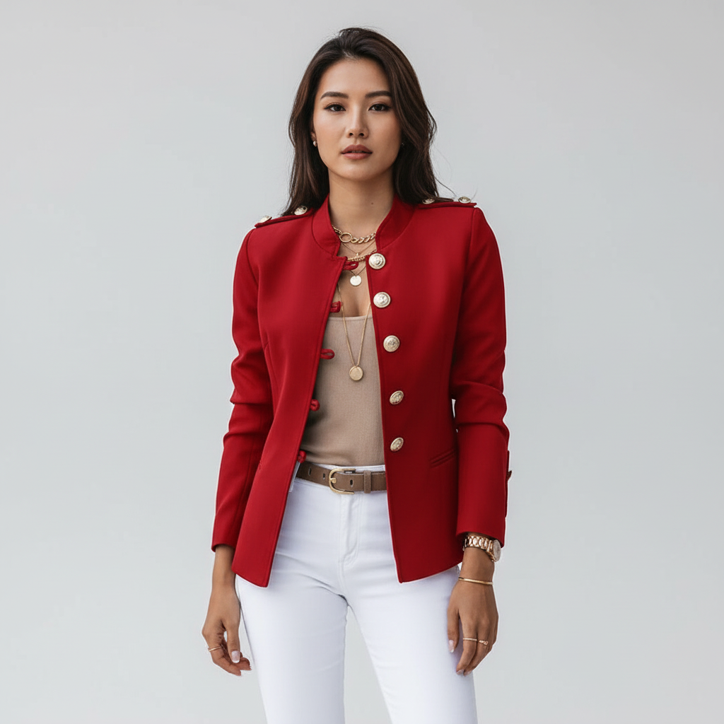 Commando Chic - Moderne Vrouwen Getailleerde Blazer