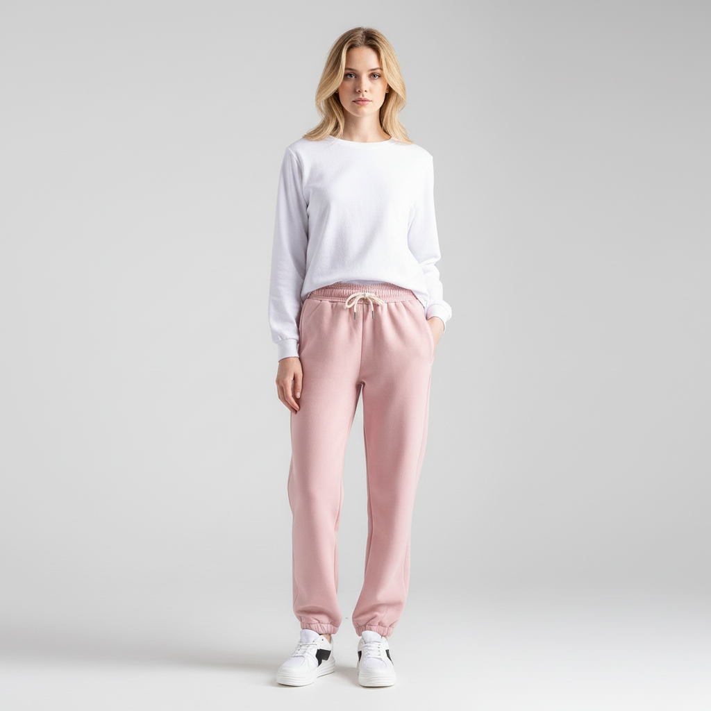 Lexus Katoenmix Sweatpants - Casual Pasvorm met Trekkoord