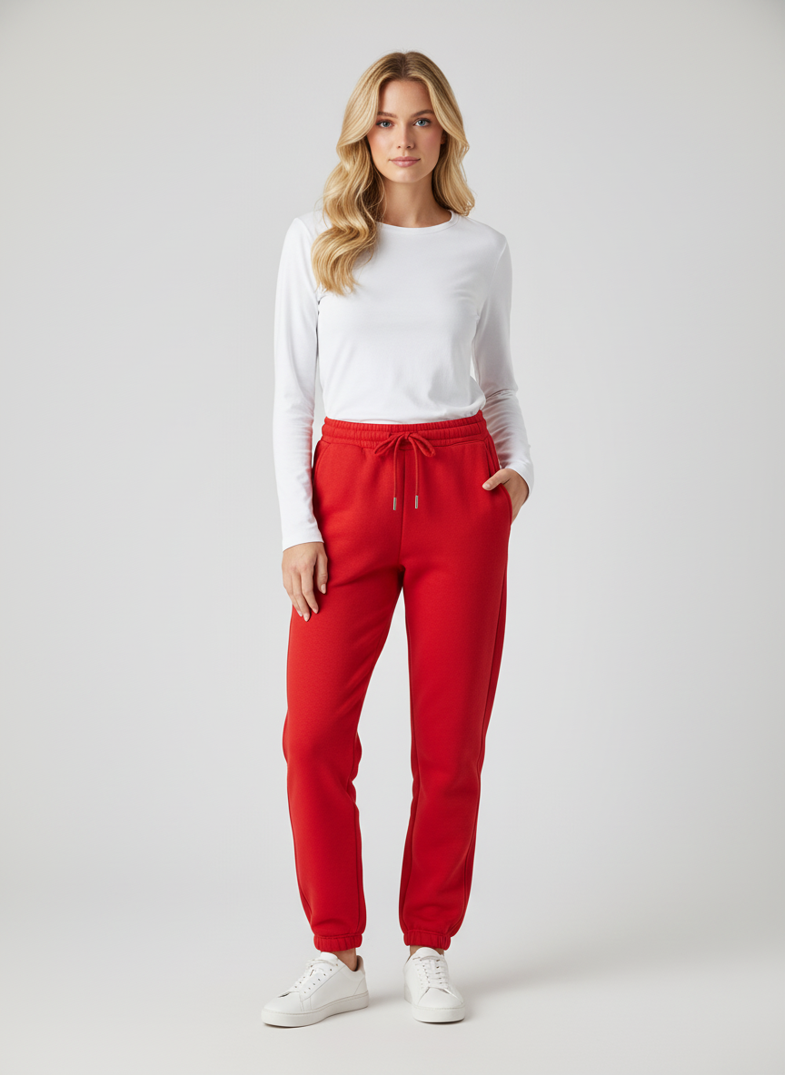 Lexus Katoenmix Sweatpants - Casual Pasvorm met Trekkoord