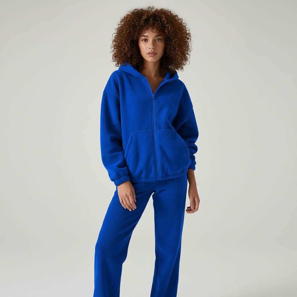 Fleece Comfort Set met Rits
