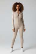 Jumpsuit met Strepen en Rits