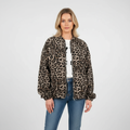 Brennan Dames Bomberjack - Casual Luipaardprint