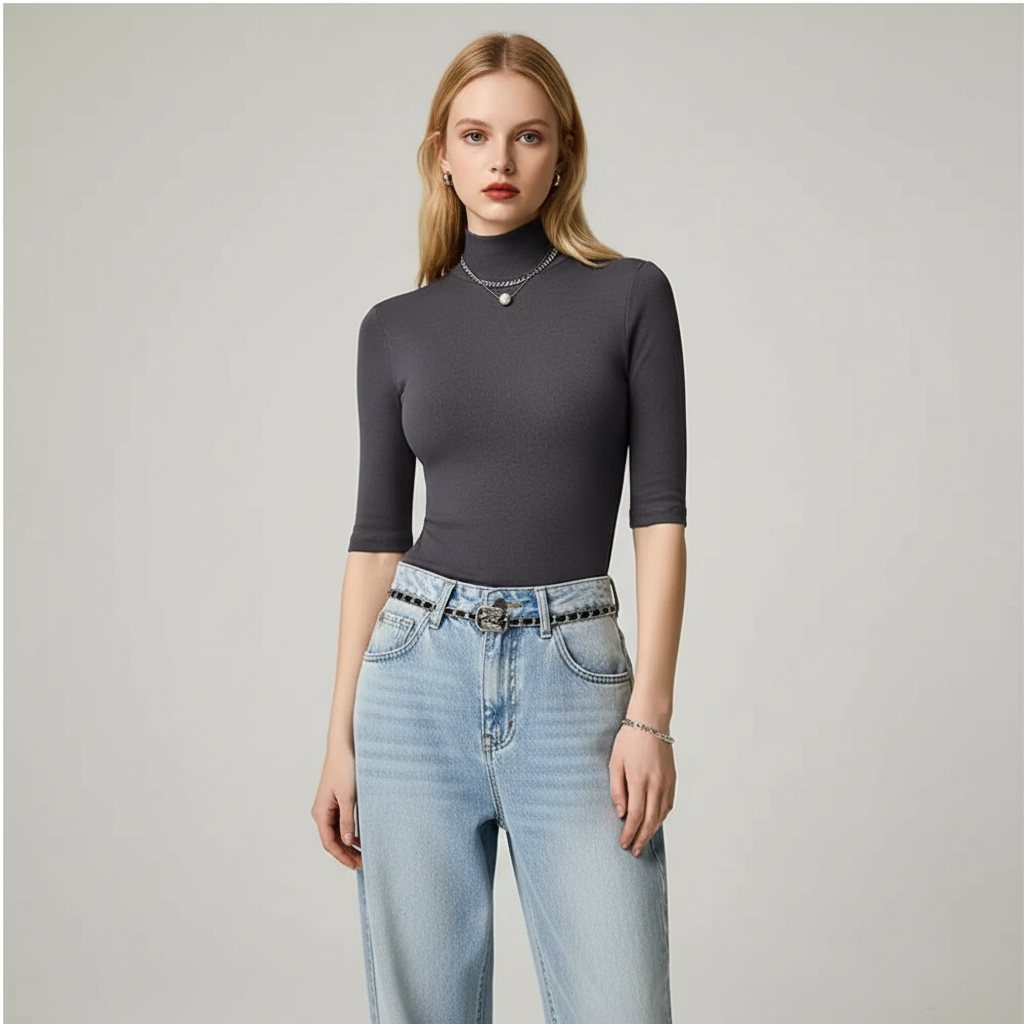 Coltrui Top met Driekwart Mouwen