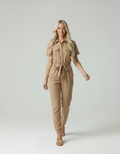 Urban Chic - Moderne Vrouwen Utility Jumpsuit met Ceintuur
