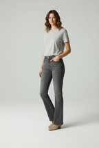 Luna - Dames Wijde Pijpen Denim Jeans