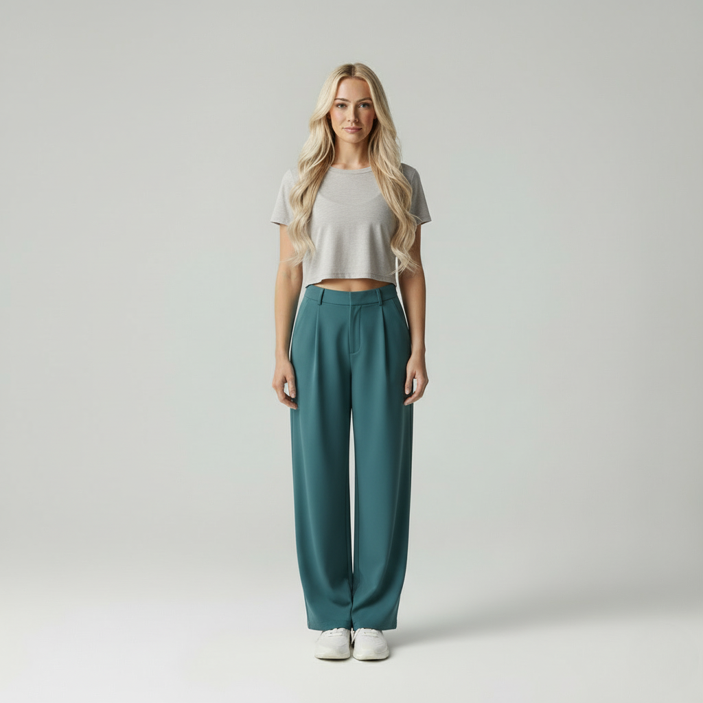 Celeste - Dames Elegante Wijde Pijpen Broek