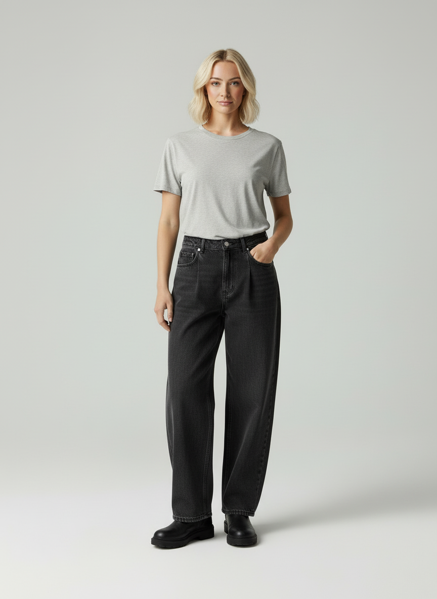 Luna - Dames Wide-Leg Denim Jeans