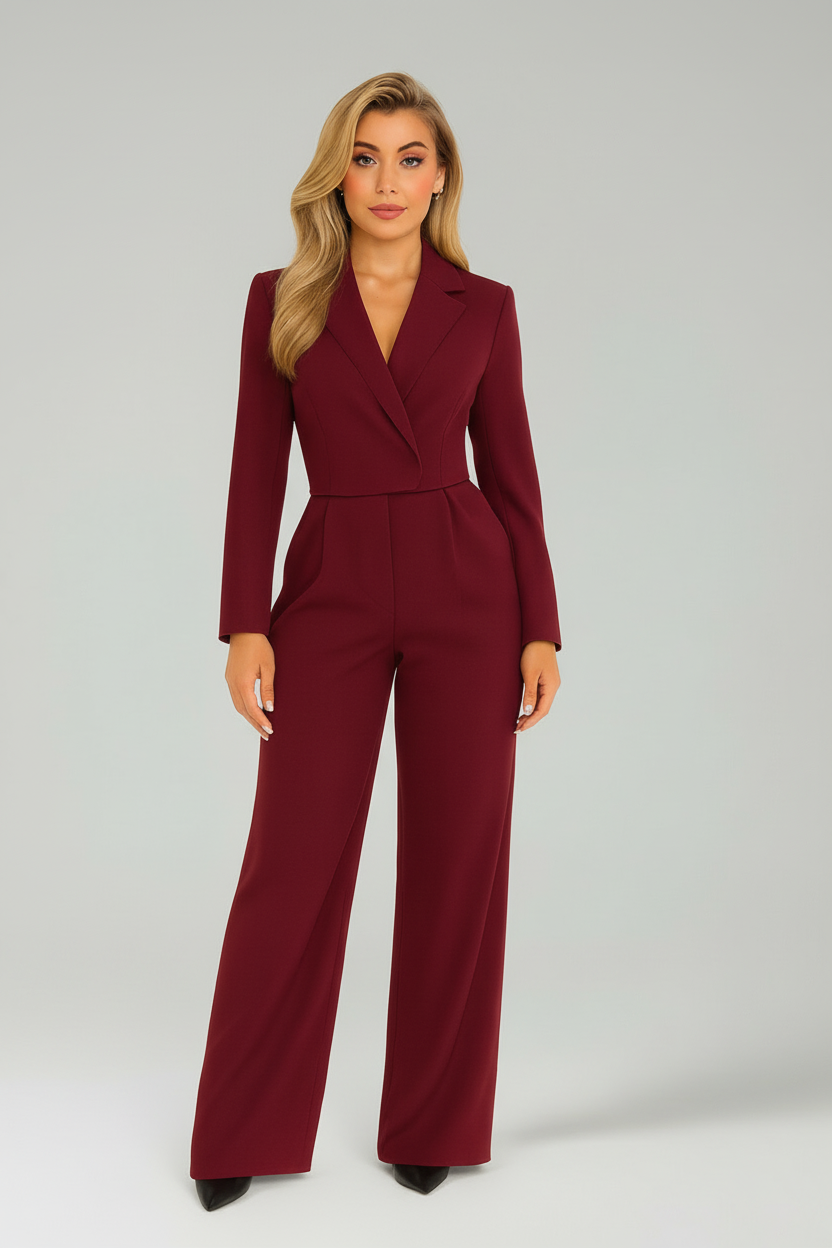 Serena - Elegante Dames Blazer Jumpsuit