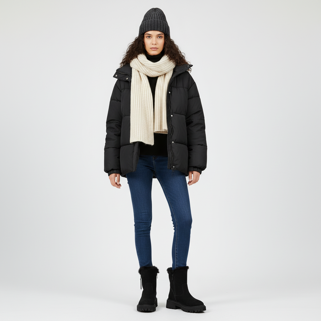 Faux Suède Enkellaarzen Dames - Casual met Bontrand & Profielzool