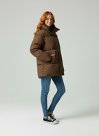 Aurora - Dames Trendy Oversized Pufferjas met Capuchon