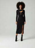 Nocturne - Bodycon Jurk met Cut-out & Split