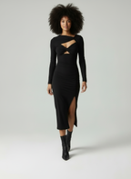 Nocturne - Bodycon Jurk met Cut-out & Split
