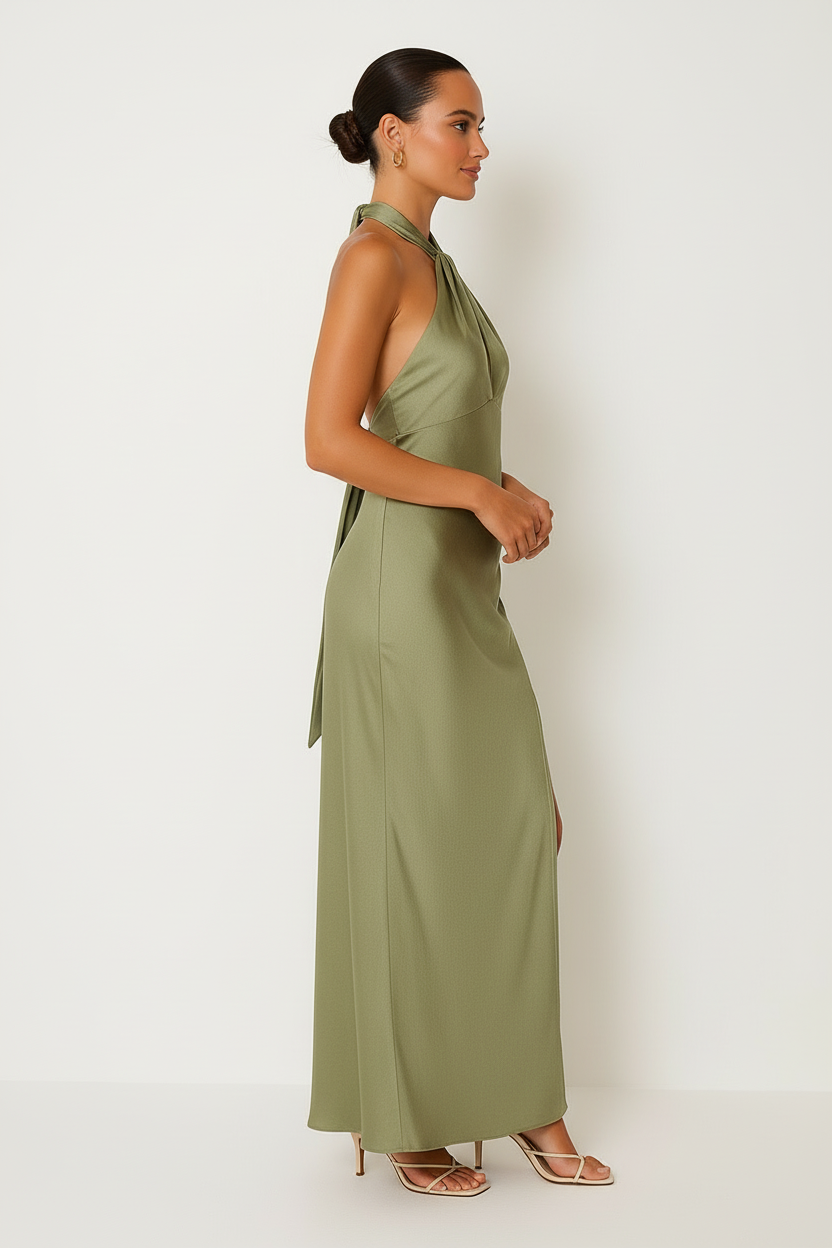 Aurora - Maxi Jurk met Split