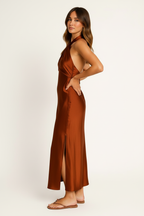 Aurora - Maxi Jurk met Split