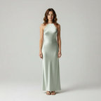 Halterjurk met Open rug