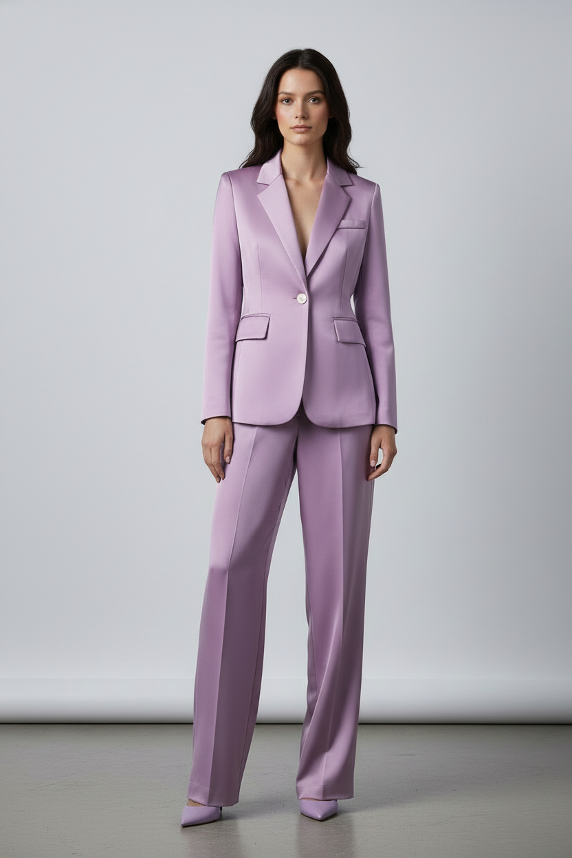 De Zakenvrouw - Getailleerd Dames Blazer & Broek Pak