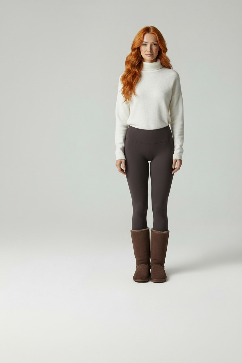 Zahra Suède-look Dames Laarzen - Casual Pluche Voering