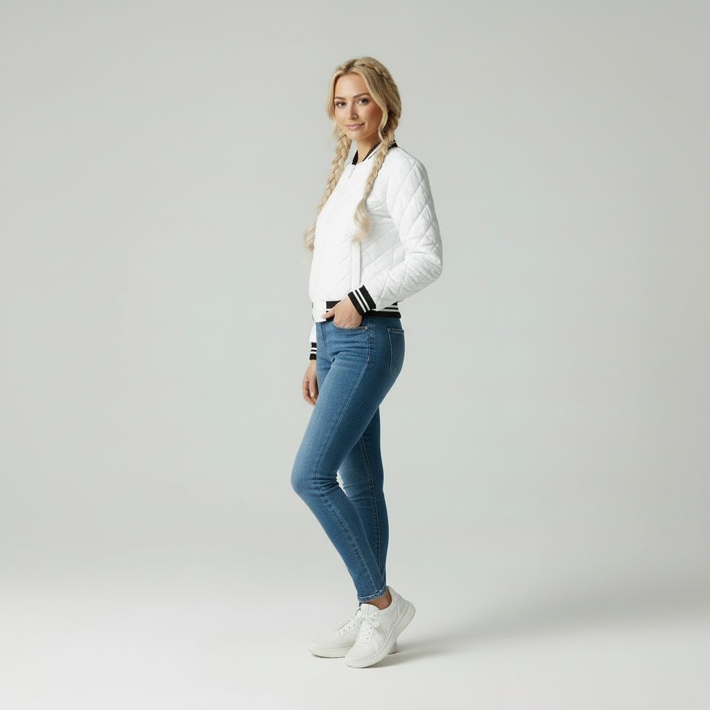 Shea - Dames Bomberjack met Diamond Quilting