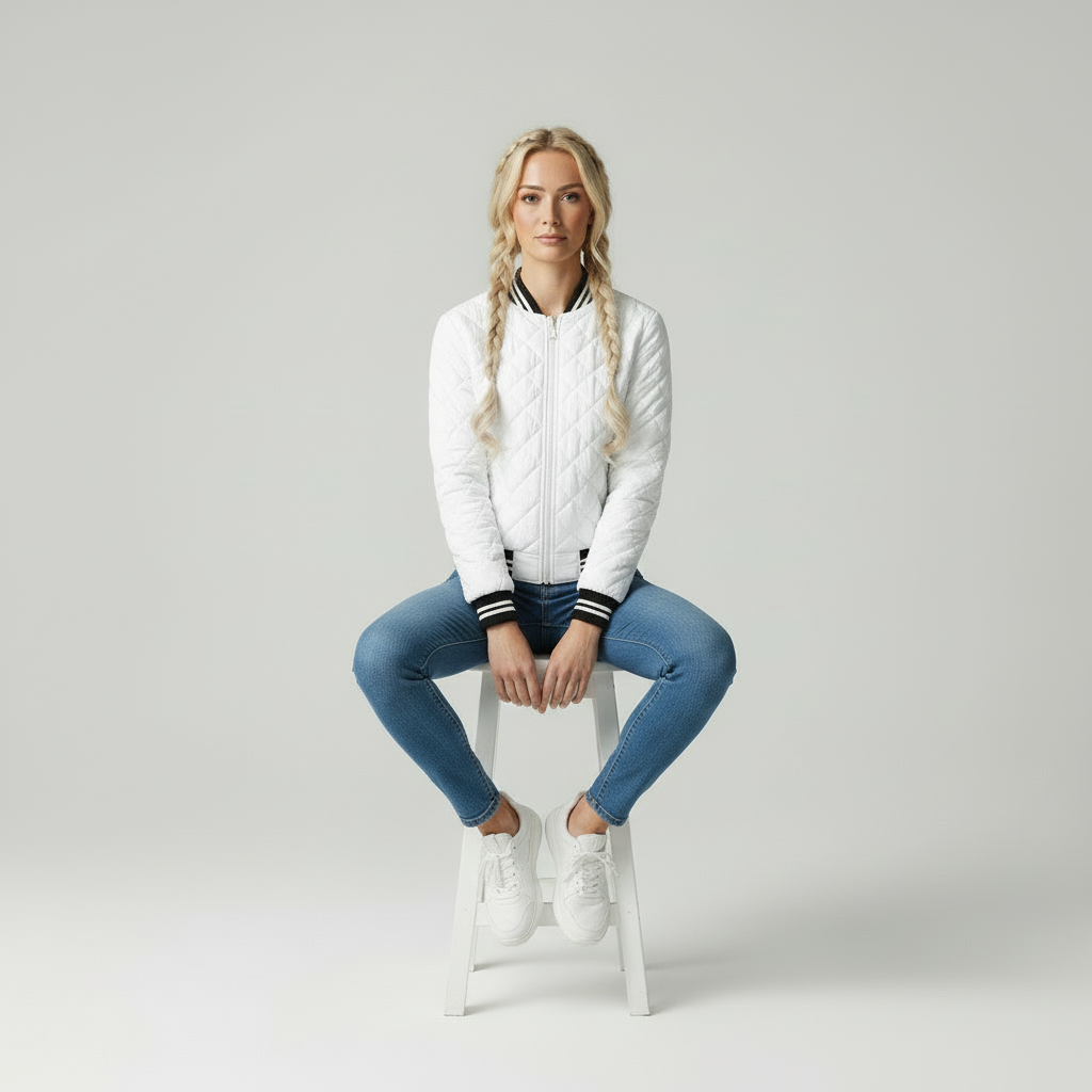 Shea - Dames Bomberjack met Diamond Quilting