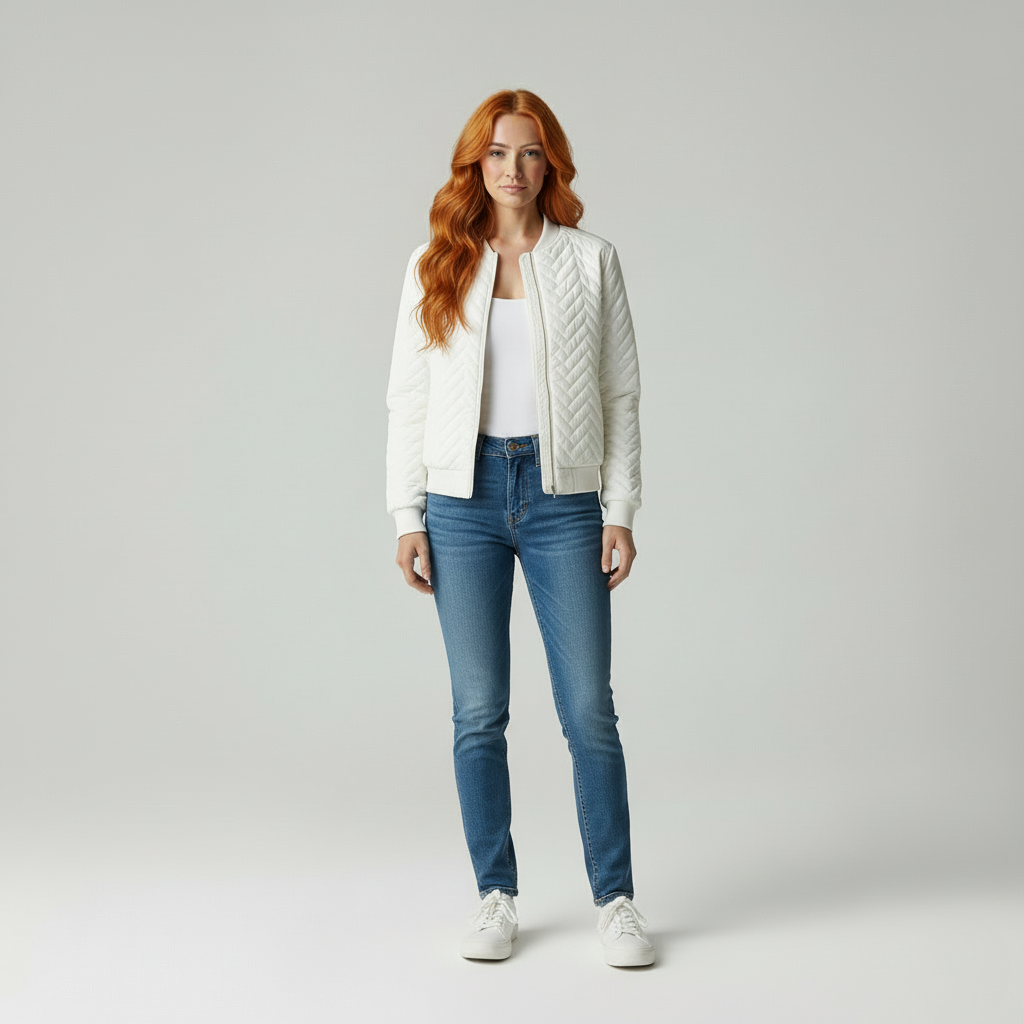 Ivonne Bomberjack Dames - Gewatteerd Patroon