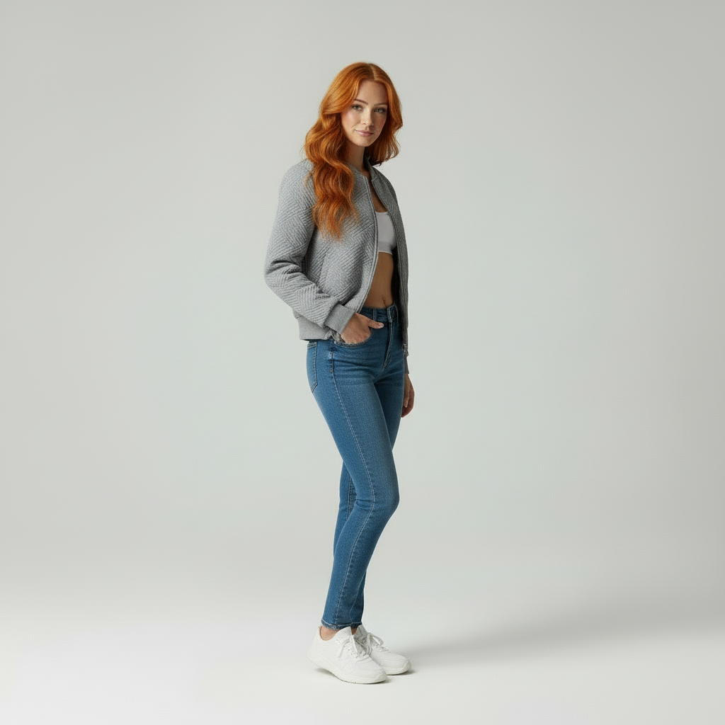 Ivonne Bomberjack Dames - Gewatteerd Patroon