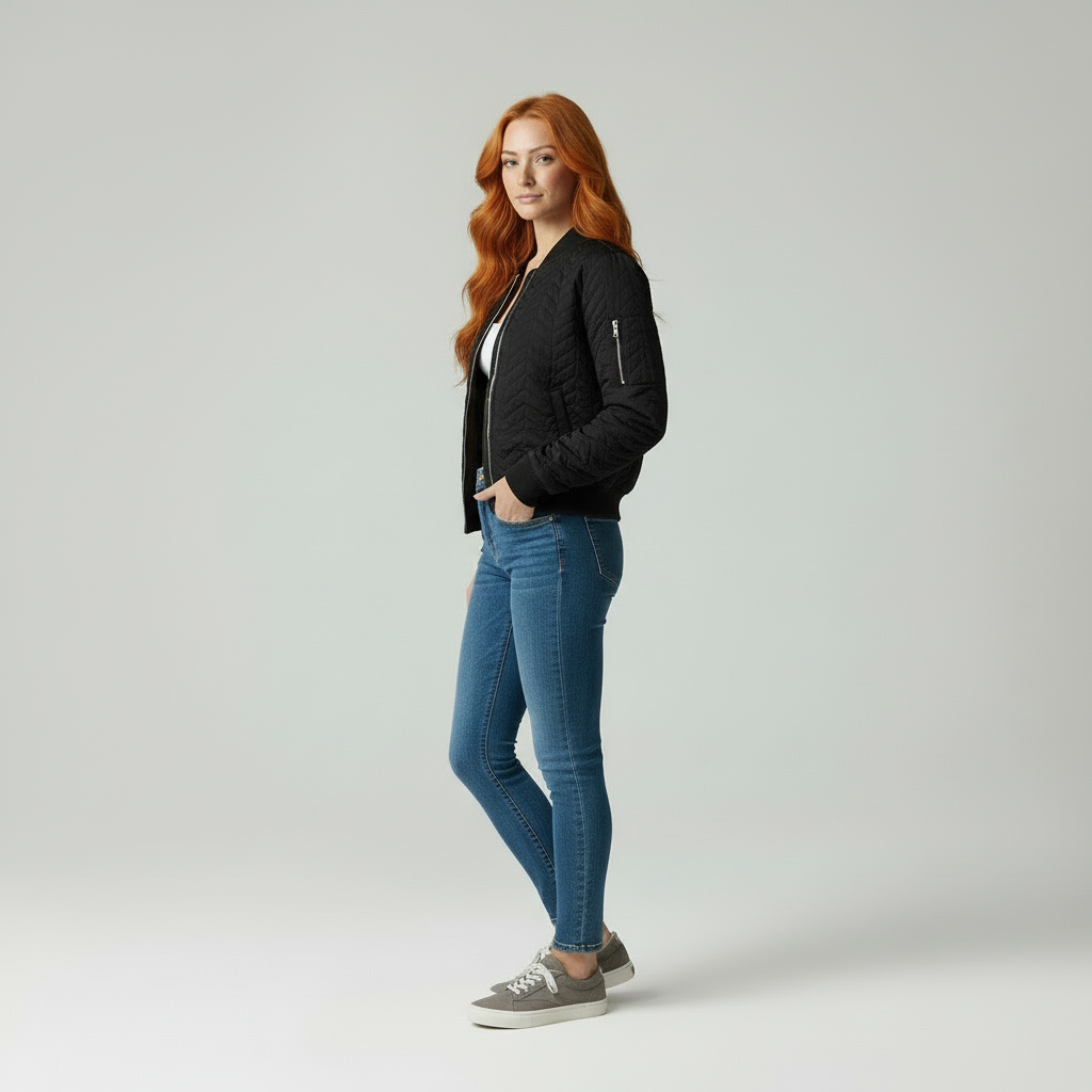 Ivonne Bomberjack Dames - Gewatteerd Patroon