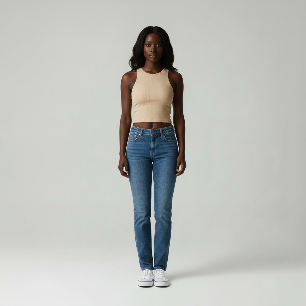 Annastasia | Katoenmix Rib Tank Top