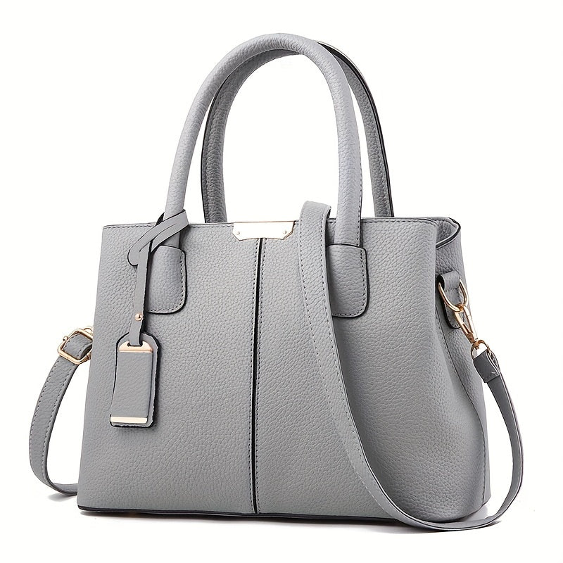 Saffiano | Faux Leer Tote Handtas