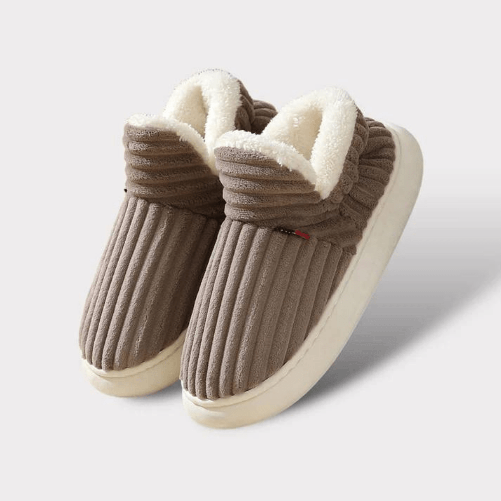 Kenton Pantoffels met Pluche Sherpa Voering