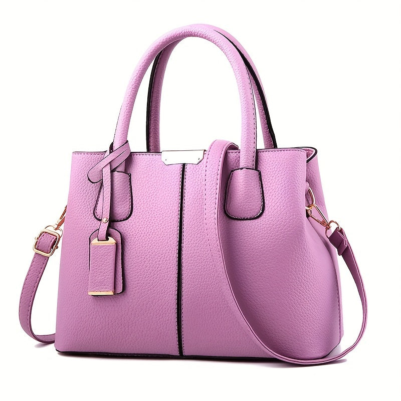Saffiano | Faux Leer Tote Handtas