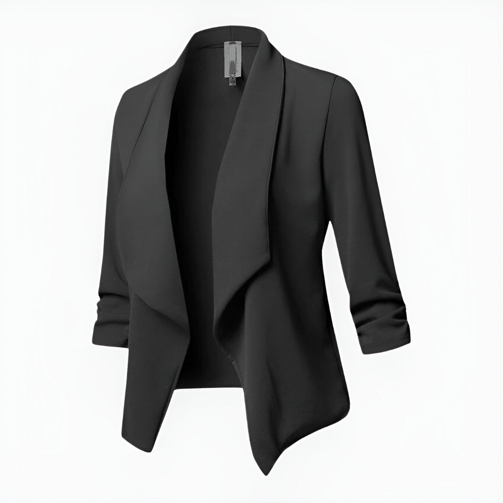 Elegance Blazer - Moderne Vrouwen Waterval Kraag Blazer